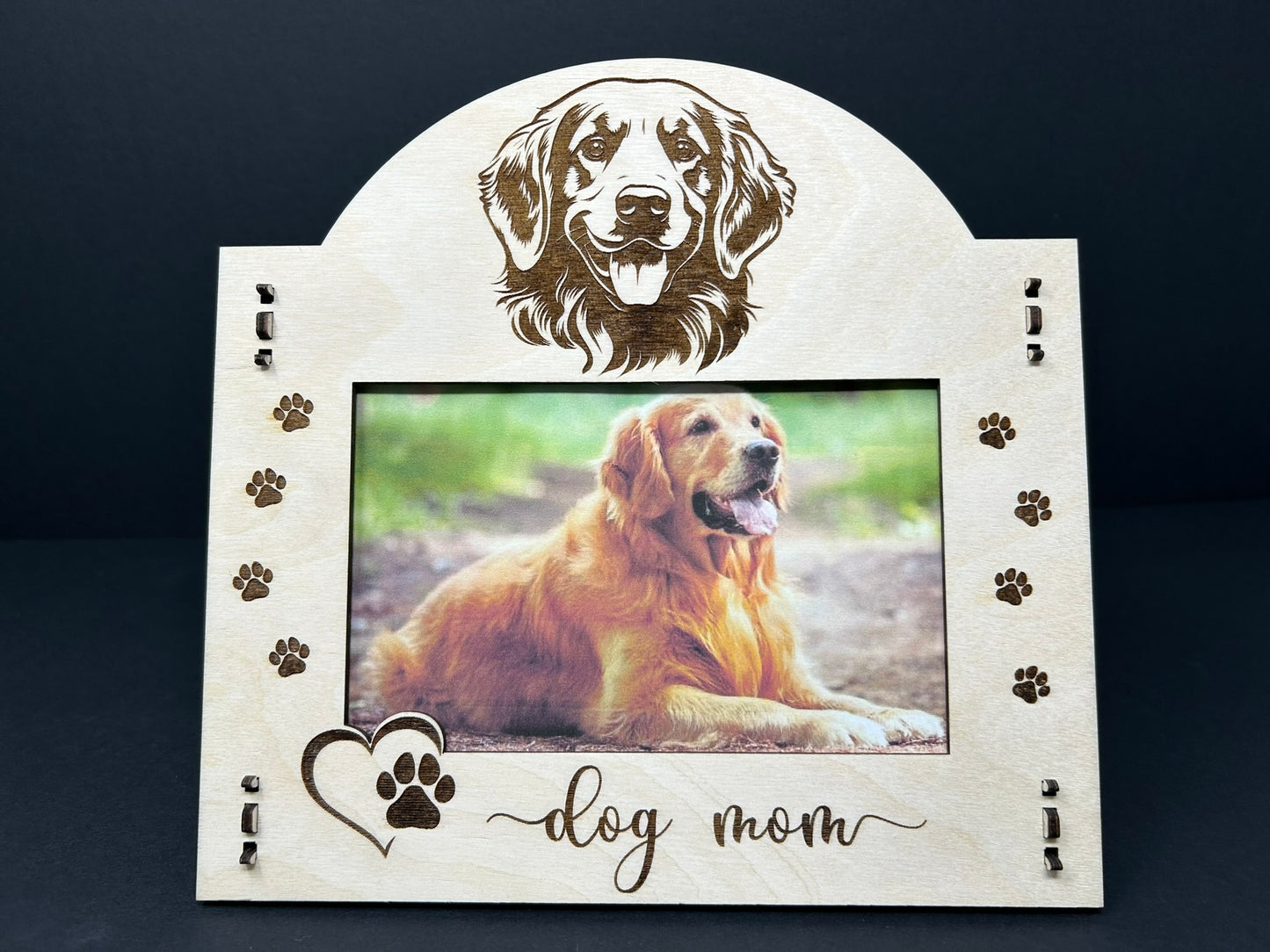 Custom Dog Mom photo frame dog frame 4 X 6