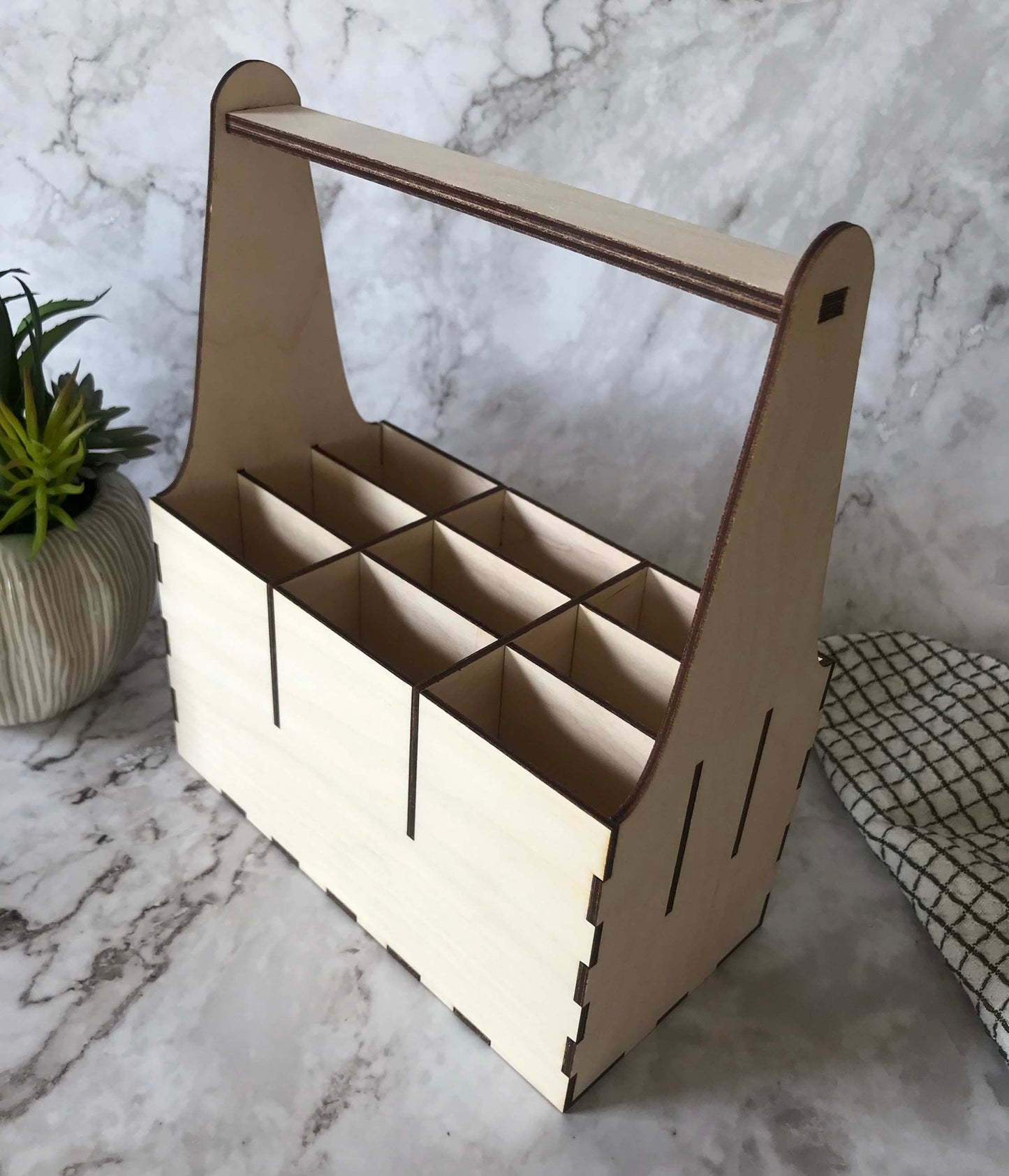 SVG file Laser-Cut Craft tool caddy digital download