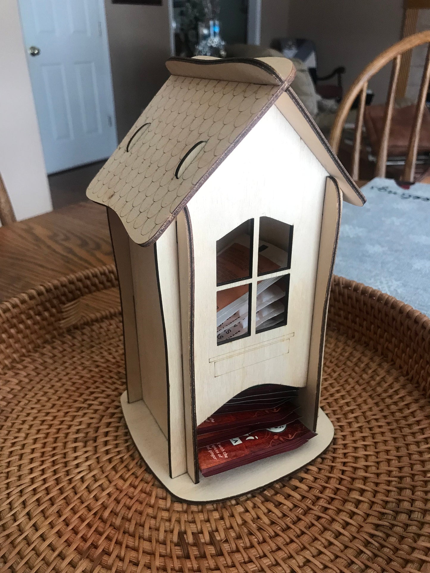 Tea box tea bag holder