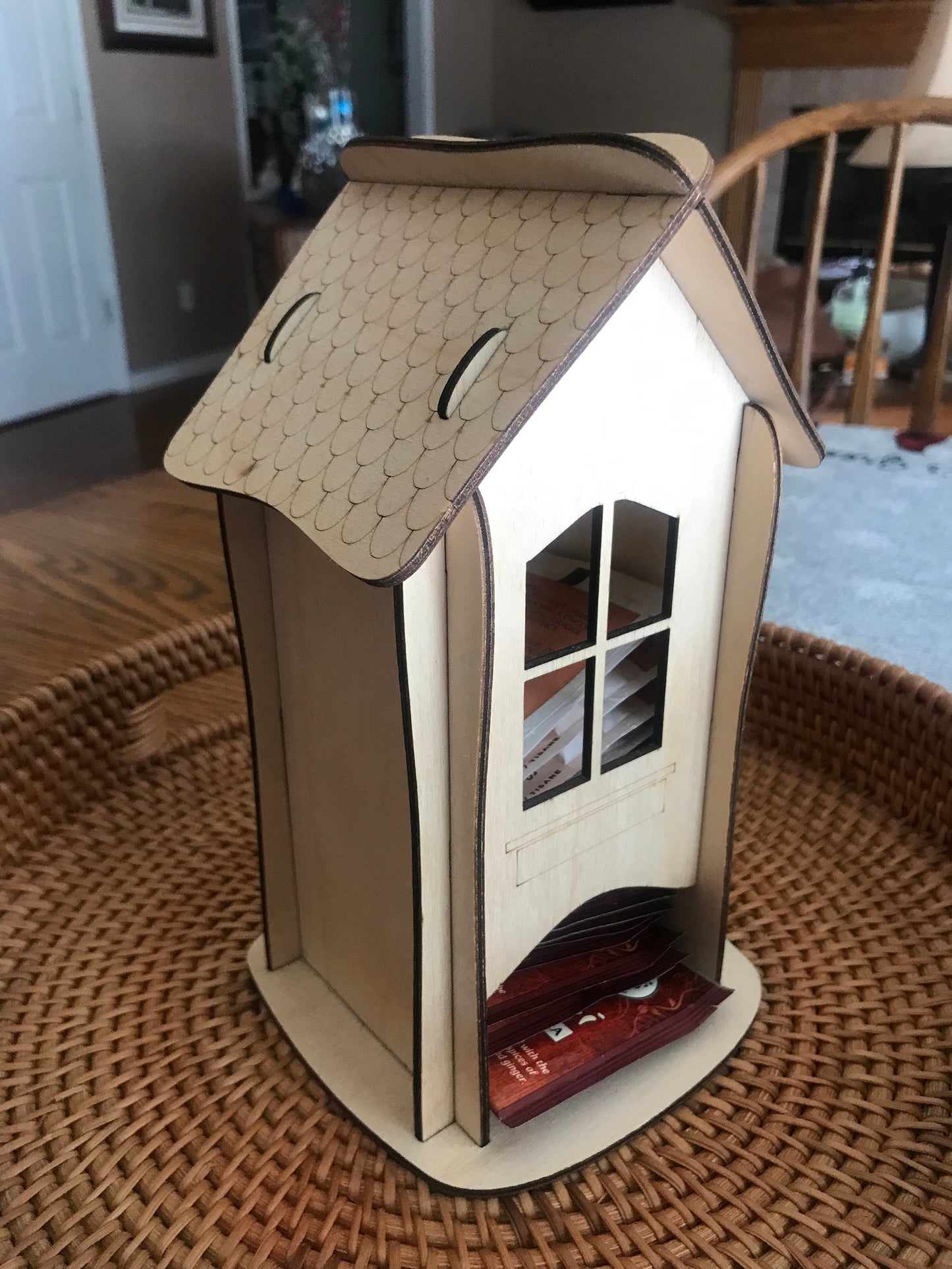 Tea box tea bag holder