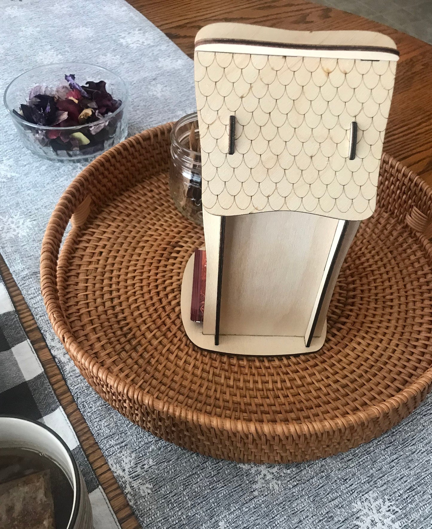 Tea box tea bag holder