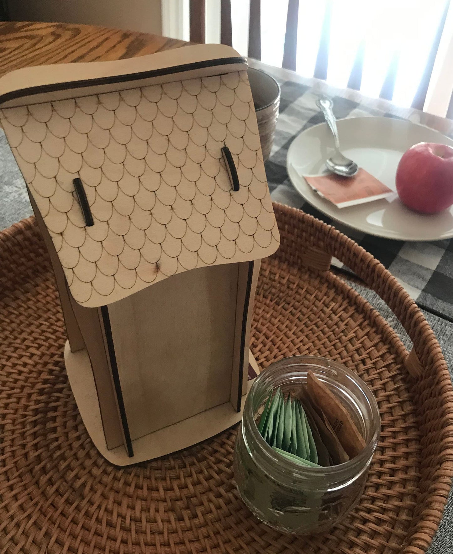 Tea box tea bag holder
