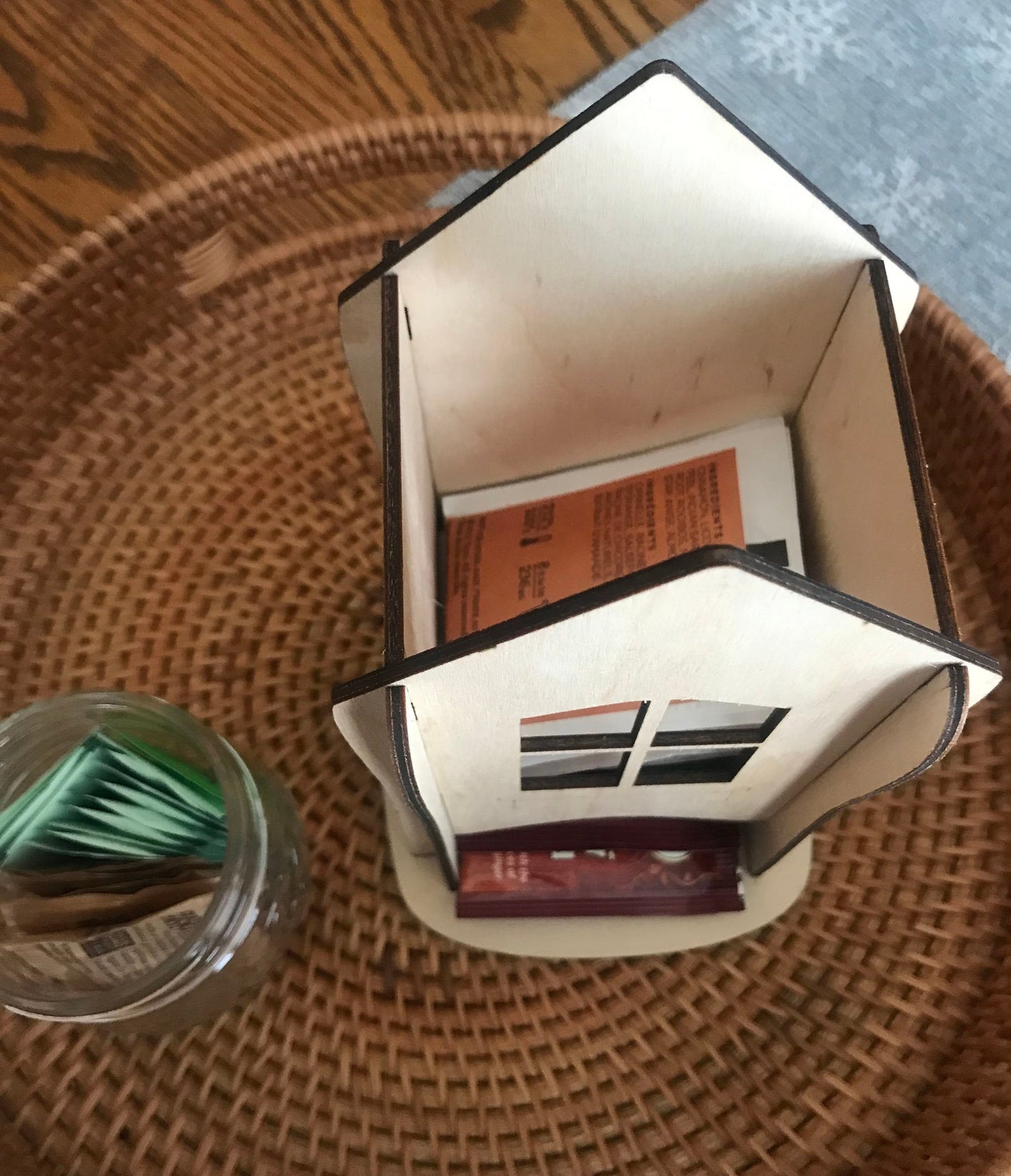 Tea box tea bag holder